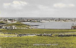 Peterhead from south, Schottland, 50er Jahre