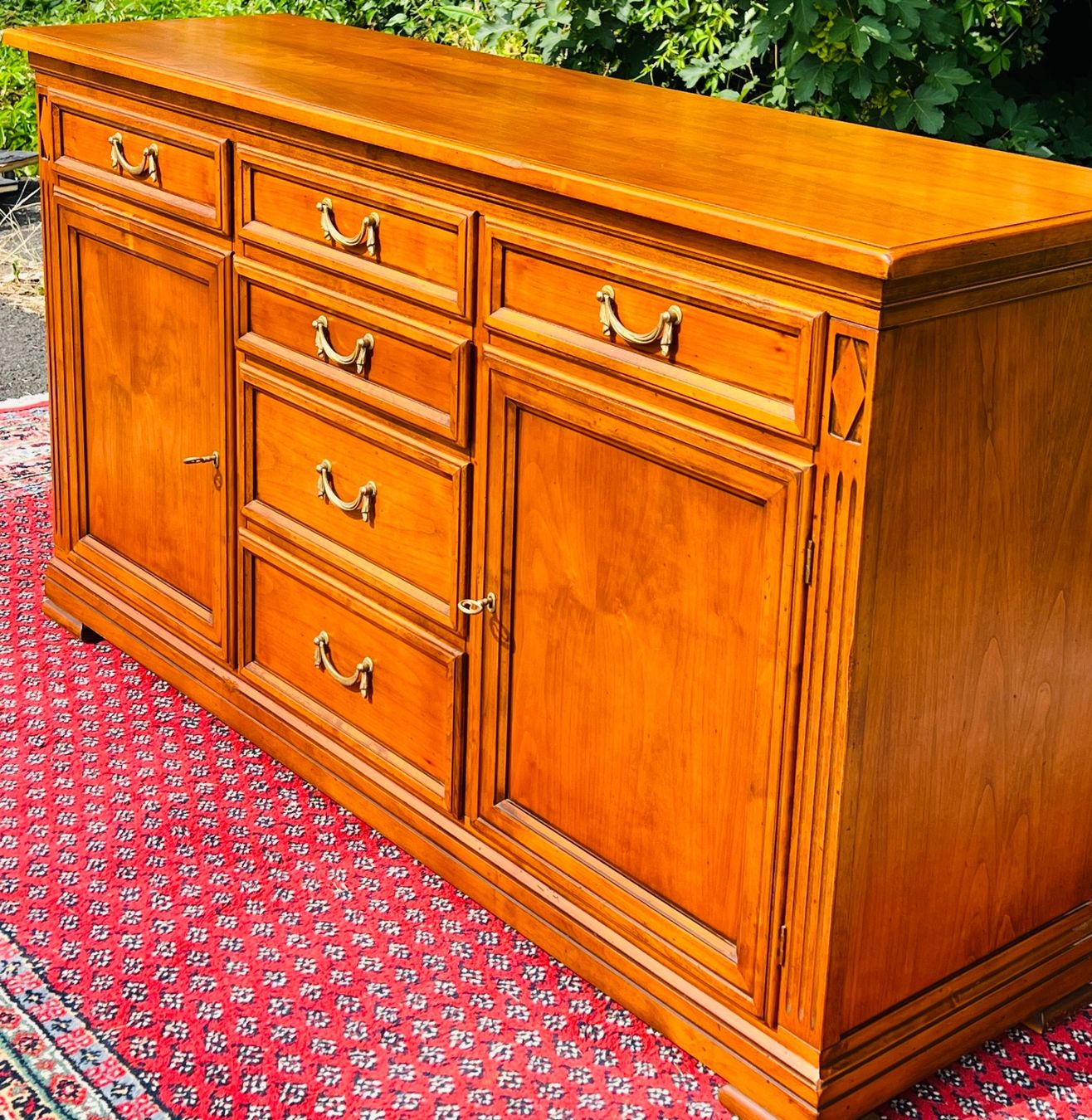 Cassettiere: Biedermeier Stilmöbel Kommode Barock Sideboard SELVA Kirsche – Usato da Gemünden venduto da GEUENWALD 4