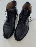 NAVYBOOT Leder Stiefel schwarz Grösse 42 neuwertig