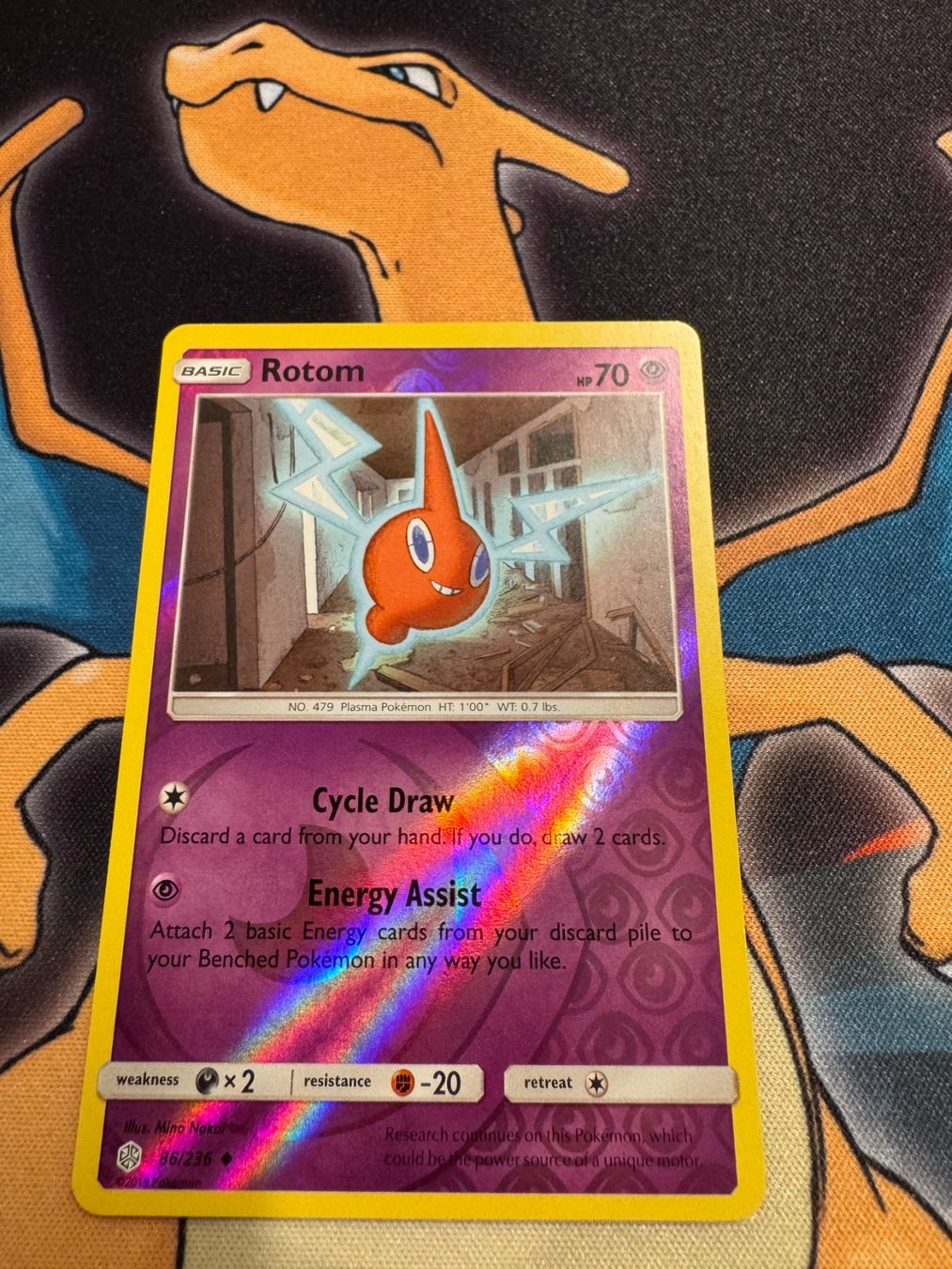 Pokémon Sammelbilder & Trading cards: Rotom (CEC 86) - EN - Reverse Holo - Cosmic Eclipse – Neu (gemäss Beschreibung) aus Bülach von Pfrenzel