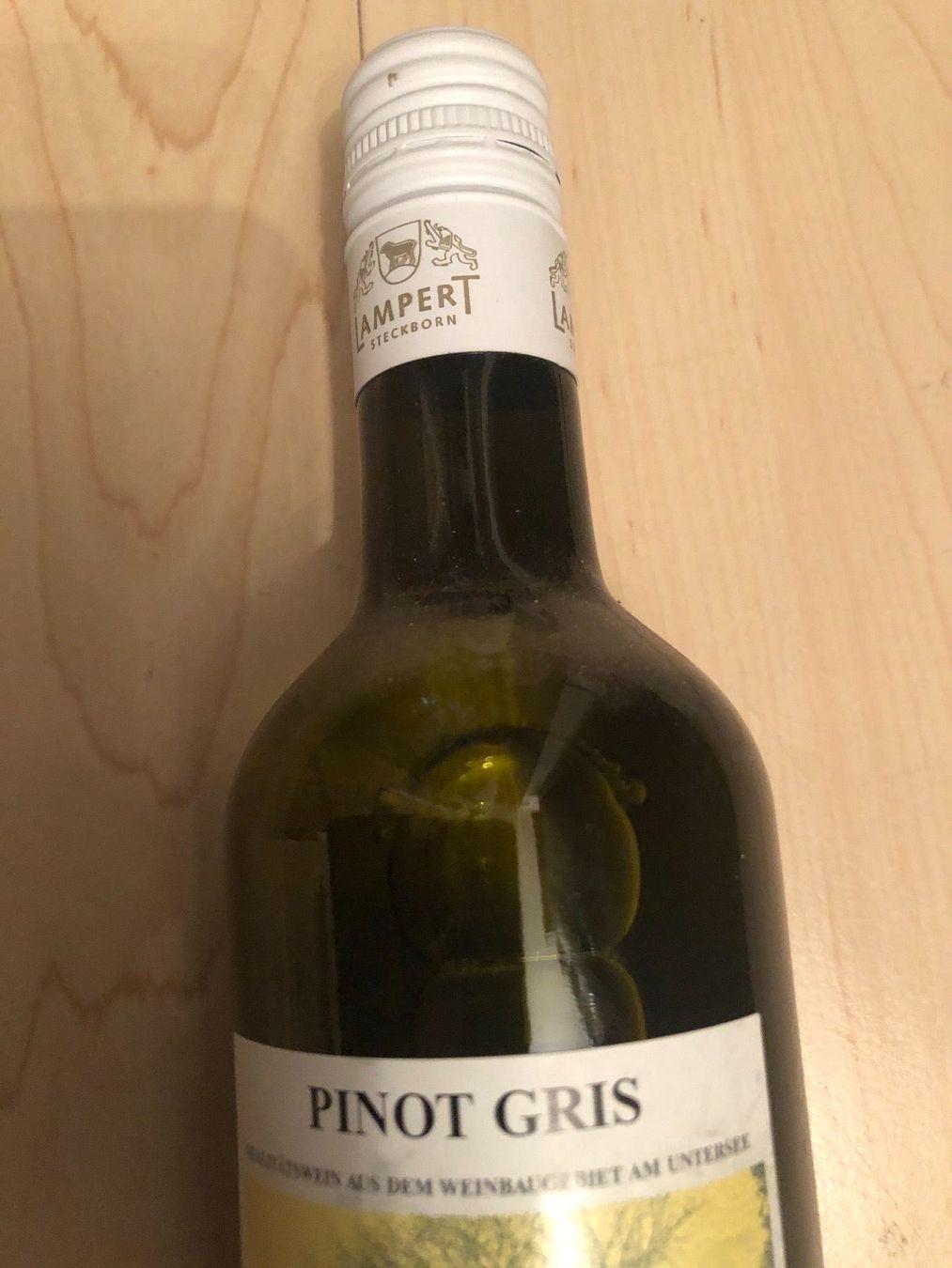 Vino: LAMPERT, Steckborn. PINOT GRIS. 2016. – Nuovo e nell'imballaggio originale da Wald ZH venduto da mlnt 7