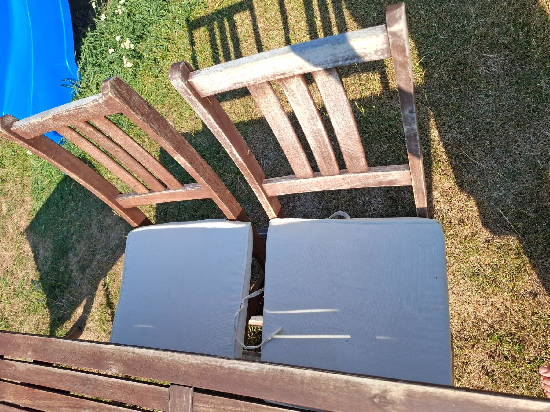 Ikea Set de table et chaises: Gartentisch und Stühle Holz klappbar gebraucht – D'occasion à Bätterkinden par Irma78 3