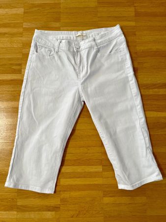 WEISSE CAPRIHOSE, GRÖSSE L/40