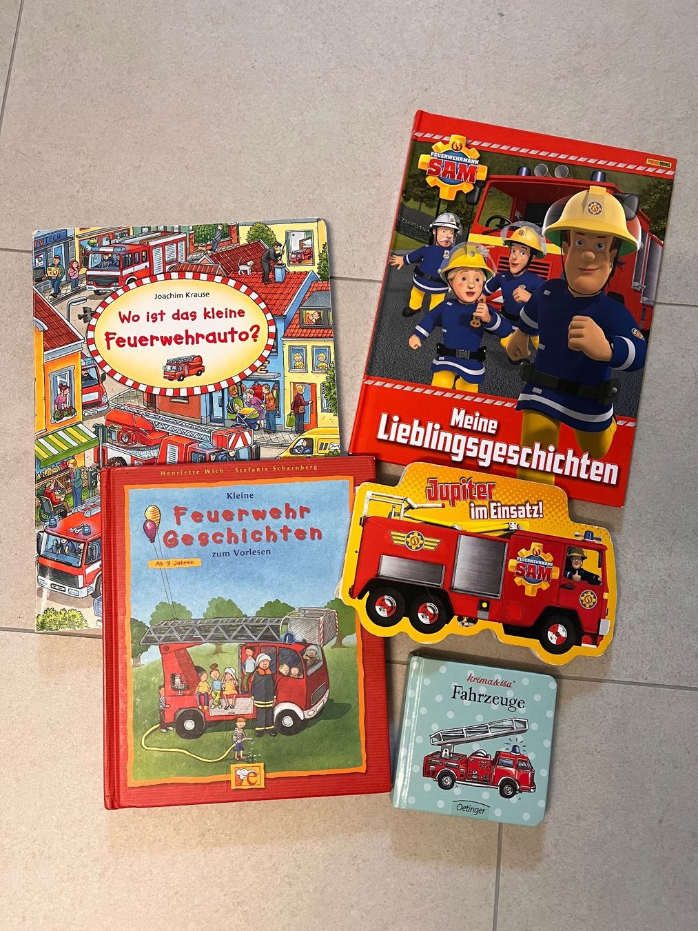 Bücher: 5 Kinderbücher, Thema Feuerwehr – Gebraucht aus Worben von Jimmymania