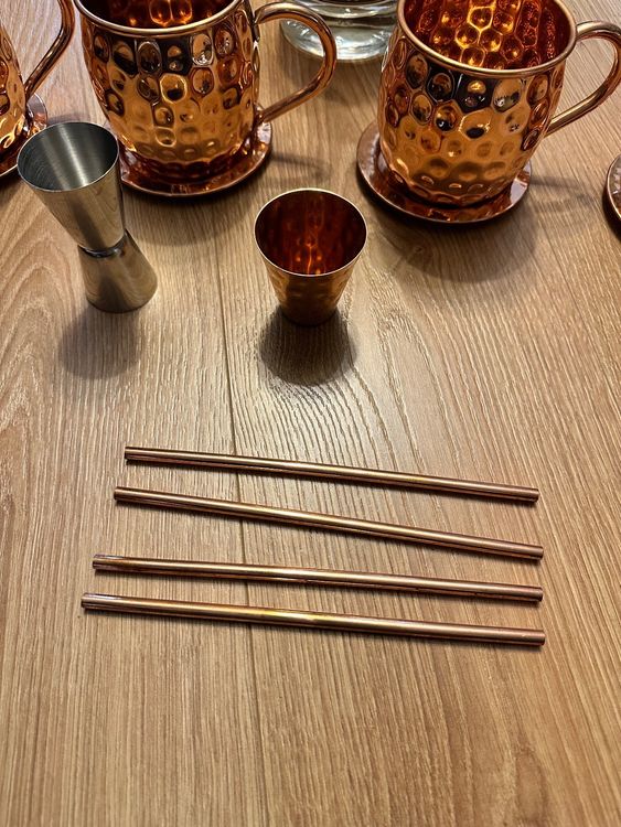 Moscow Mule GIN Becher Set RICHES & LEE Kupferbecher Kaufen auf Ricardo