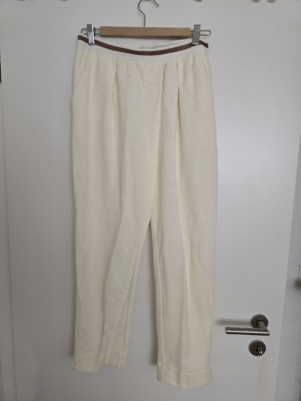 Pantaloni: Cop. Copine Cream Trousers  – Usato da bern venduto da gsh_2w9d