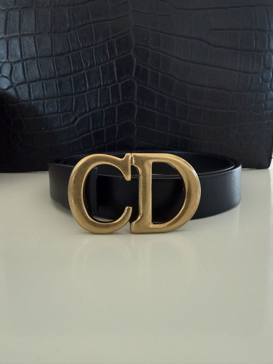 Dior Cinture: Dior Saddle Gürtel schwarzes Leder – Usato da Pratteln venduto da Eileen_H