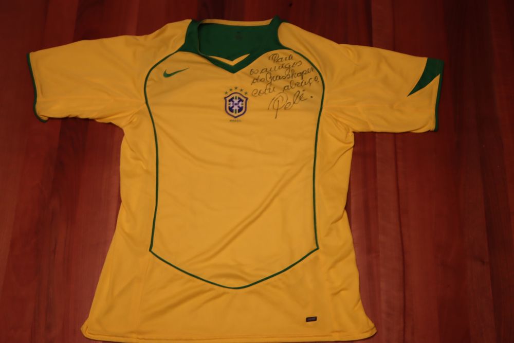 Adidas Leibchen & Hosen: Very Rare - Trikot mit Org. Unterschrift - PELÉ - an GCZ – Gebraucht aus Zürich von KE-Sales