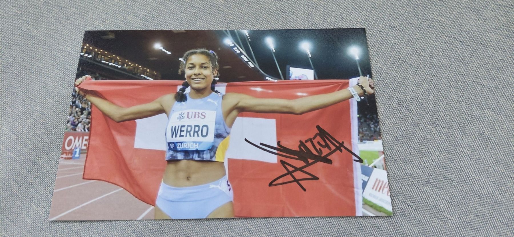 Autografi: Autogramm Audrey Werro – Usato da Schmerikon venduto da Olympia04