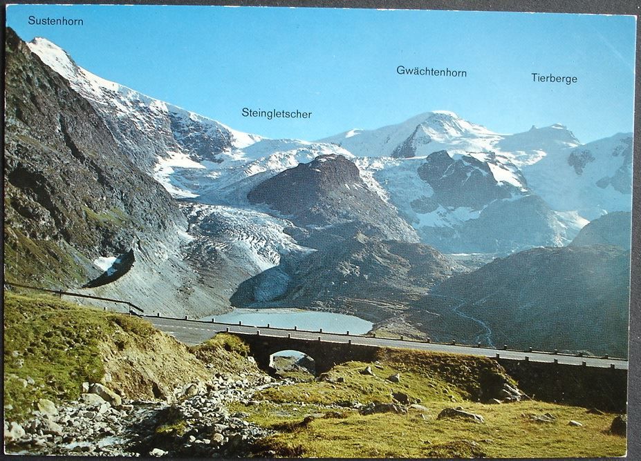 Cartoline postali: SUSTENPASS Steingletscher – Nuovo (secondo la descrizione) da Jona venduto da philajona