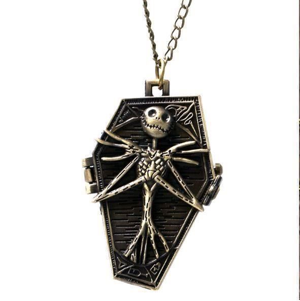 Orologi: Taschenuhr Halskette Skelett Sarg – Nuovo e nell'imballaggio originale da Gurmels venduto da Swisspod 1
