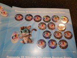 1x volle Karte / Story Mania Sticker 15 Stk.