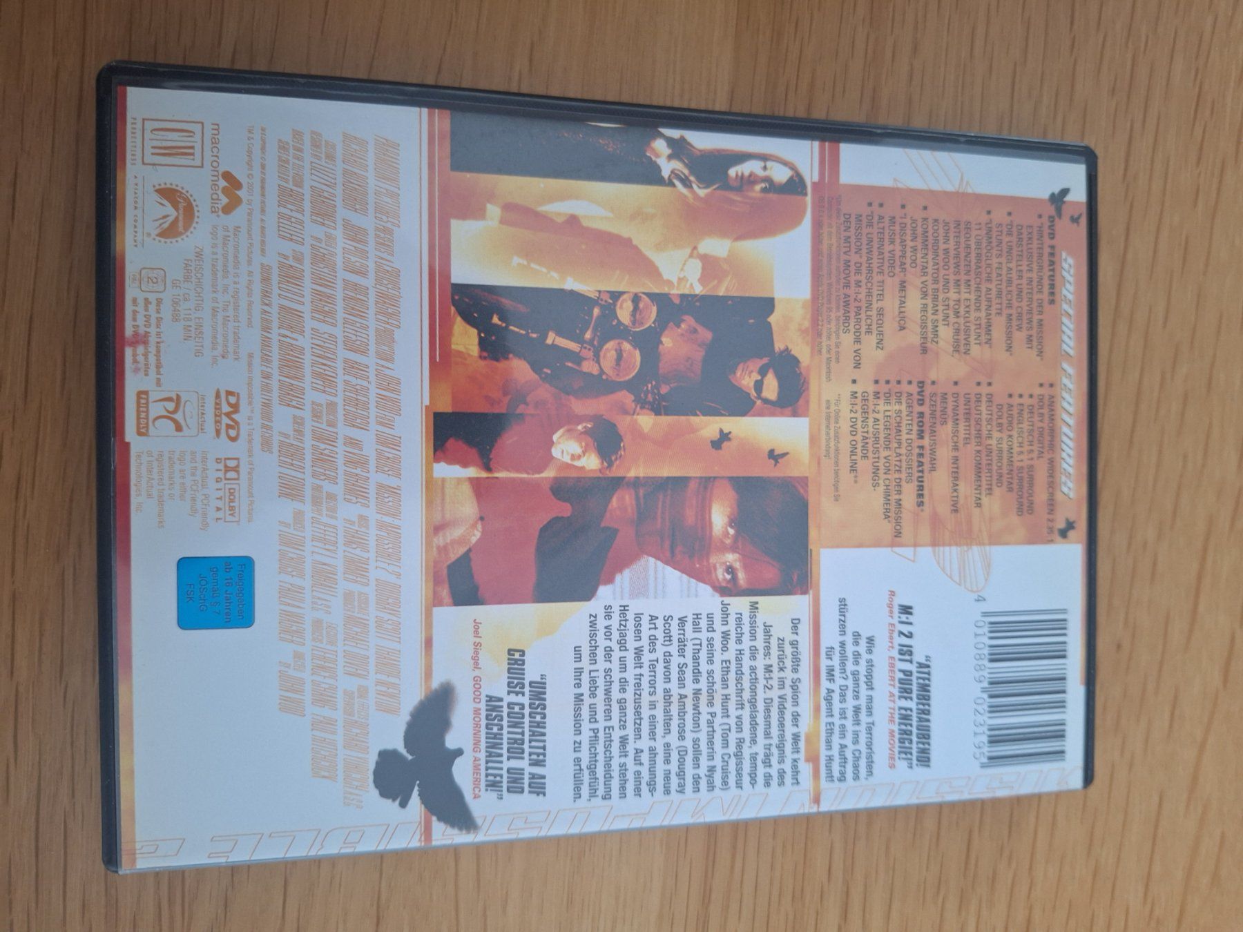 Tutti i DVDs: DVD Mission Impossible 2 Tom Cruise – Usato da Wanzwil venduto da chlinih93 1