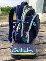 GROSSER SCHULTHEK / RUCKSACK VON SATCH MIT ETUI