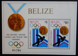 Belize Kat. Block 20 ** 1980 Kat. 13 Euro
