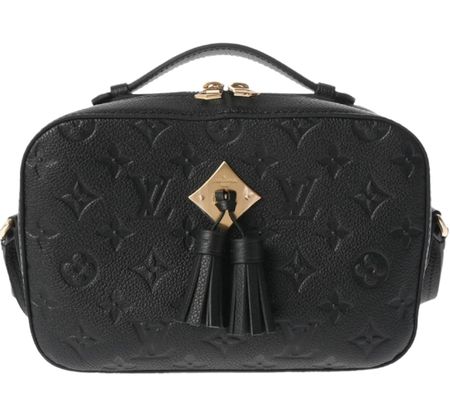❤️Louis Vuitton Saintonge Empreinte Leder Noir
