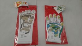 K..84 R) Handschuhe Socken Massage Neu!