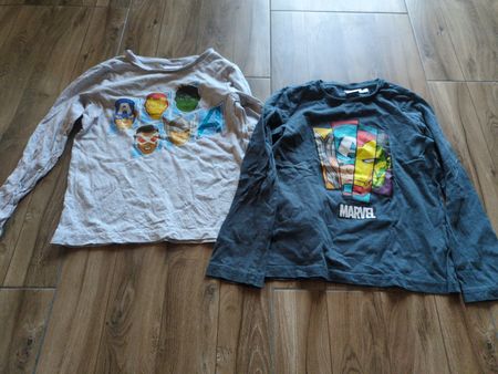 2 Jungen Pullover Langarmshirt Marvel Avengers 134