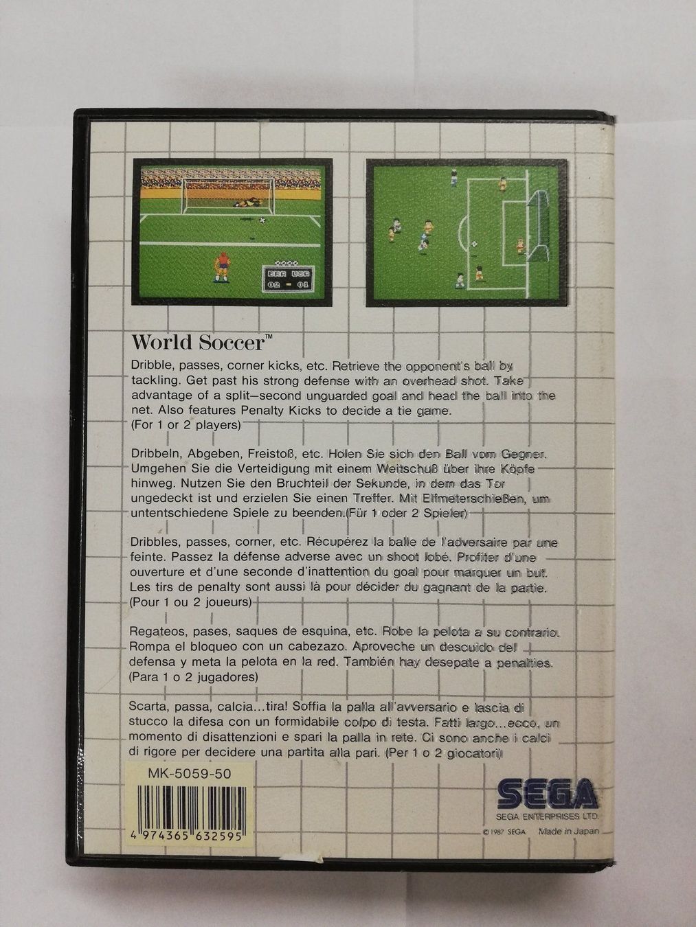 Sega Giochi: World Soccer / Sega Master System – Usato da St. Gallen venduto da zorro_dc 1