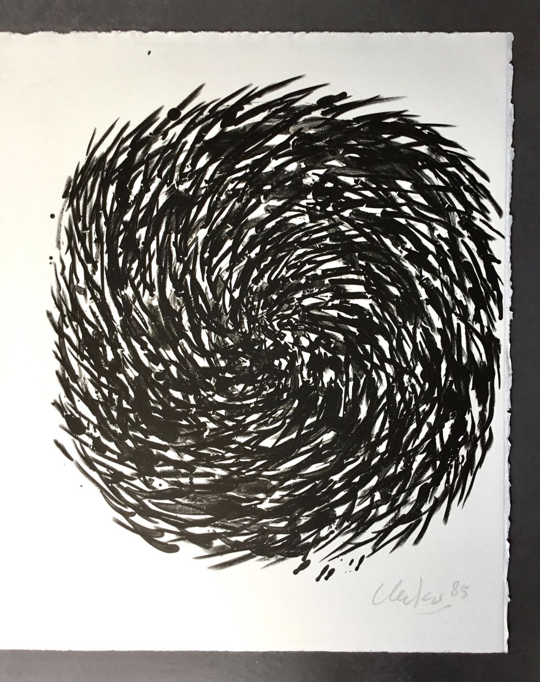 Grafiken & Lithographien: Günther Uecker | Original Lithografie 1985 – Neu (gemäss Beschreibung) aus Eggersriet von Wiese61 1