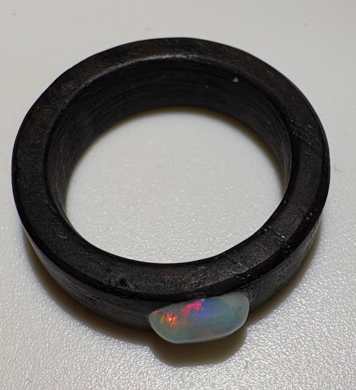 Anelli: Ring Australischer Crystal-Opal+Mooreiche, Grösse 55 – Nuovo (secondo la descrizione) da Wilen b. Wil venduto da Tschirio 8