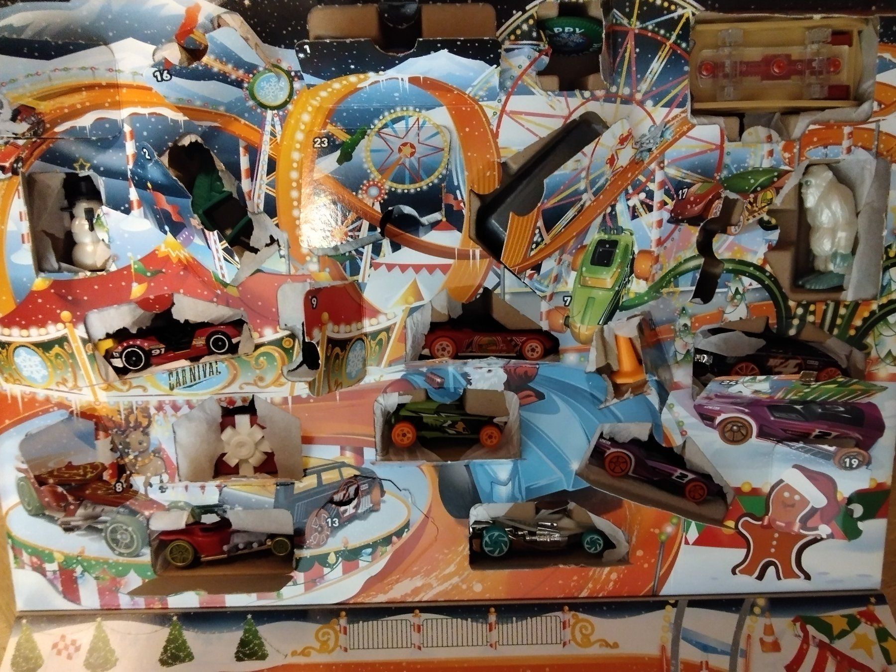Hot Wheels Modellini d'auto: ab 1.--, HotWheels "Weihnachtsset" – Usato da Aarau venduto da RUD 1