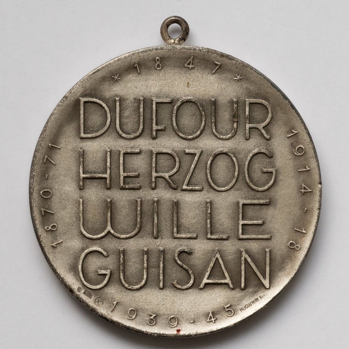 Medaglie: Medaille 4 Generäle der Schweiz 1945 – Usato da Rotkreuz venduto da Swiss-Coins