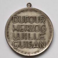 Medaille 4 Generäle der Schweiz 1945