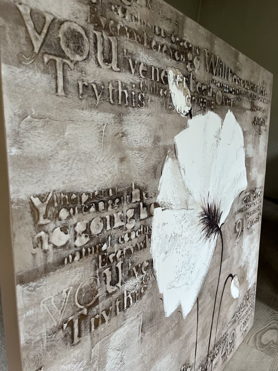 Foto & Immagini: Blumenbild 1m x 1m – Usato da Thun venduto da nanoukk 1