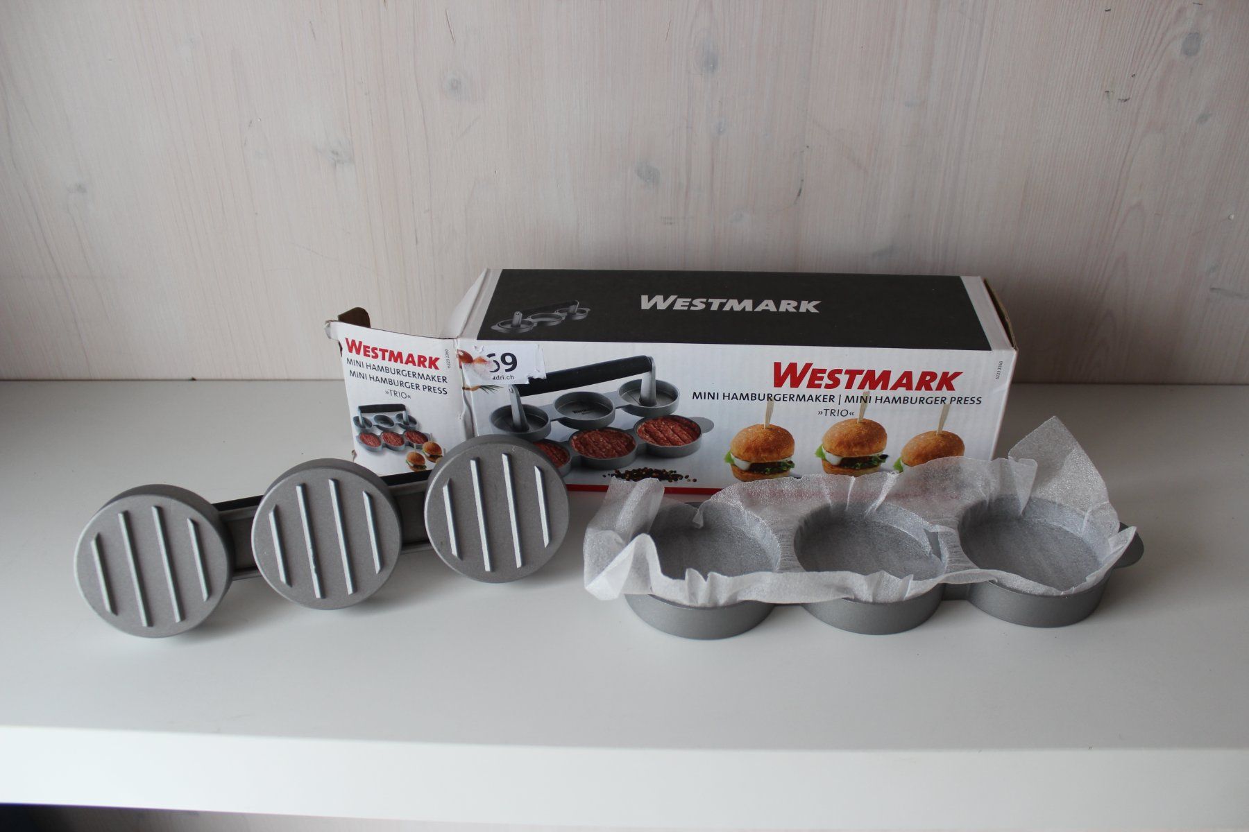 Elettrodomestici da cucina: Westmark Mini Hamburgermaker / Presse / NEU OVP – Nuovo e nell'imballaggio originale da Ebertswil venduto da Certo188 2