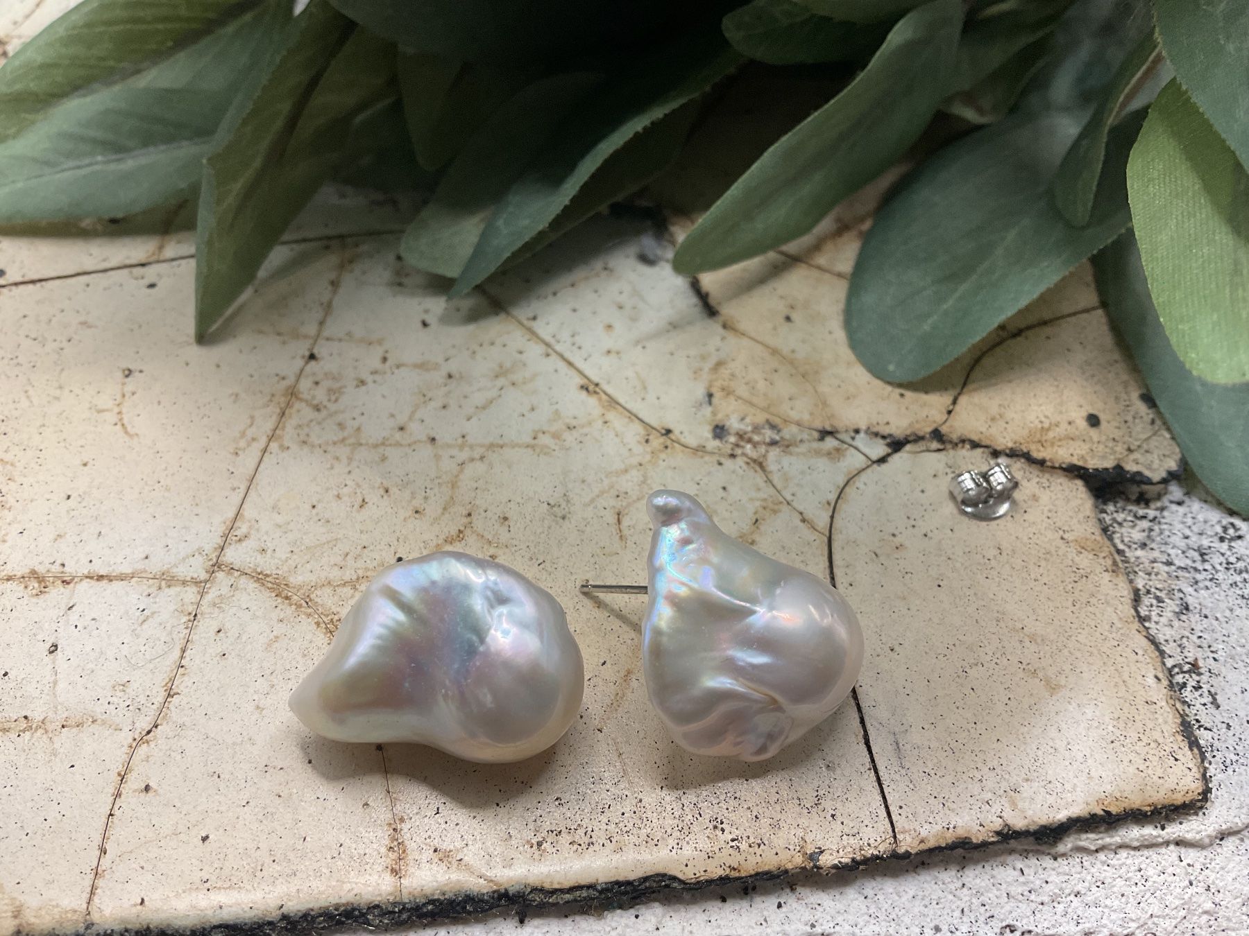Ohrringe & -stecker: Ohrstecker mit grossen Barockperlen – Neu (gemäss Beschreibung) aus Luzern von S.Kern01 2