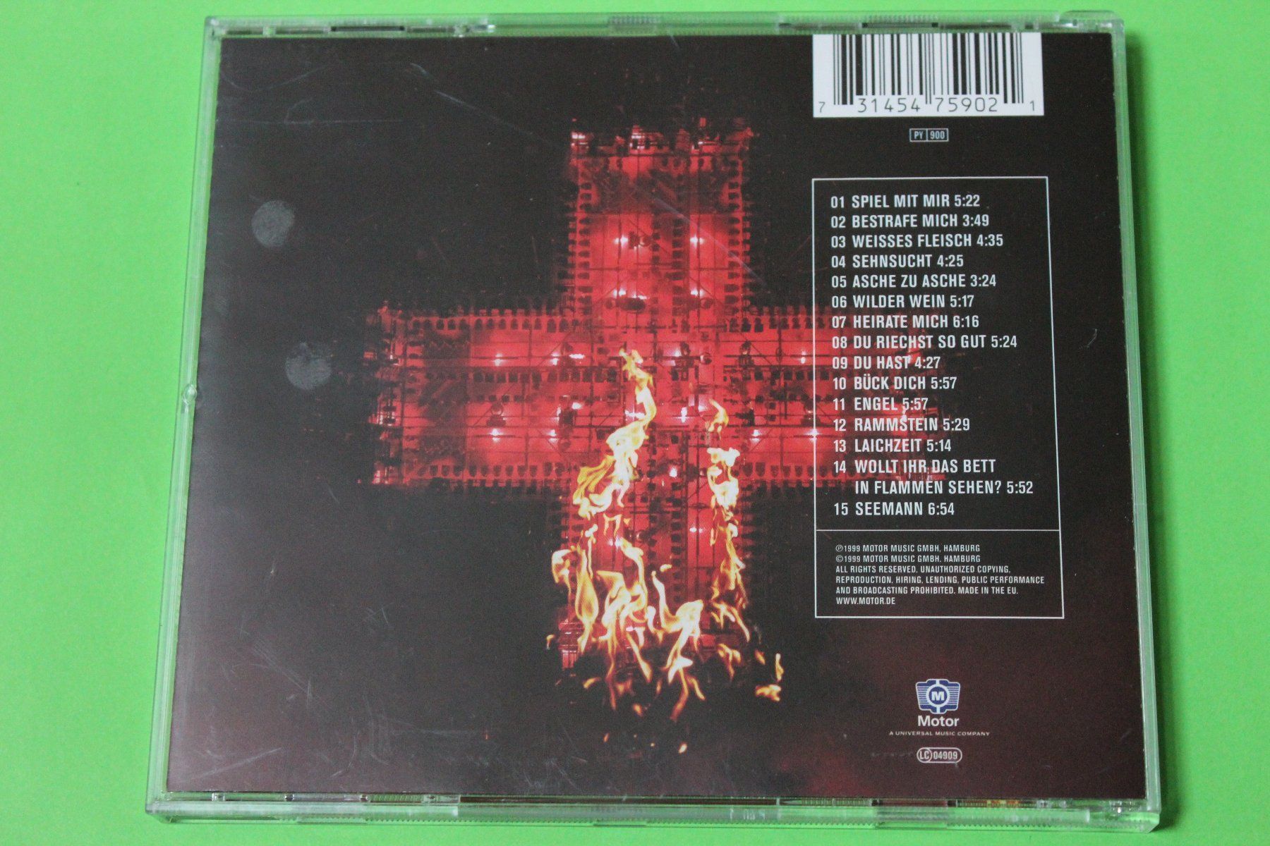 CD: RAMMSTEIN - LIVE AUS BERLIN CD 1999 – Usato da Tübach venduto da JamesStone 2