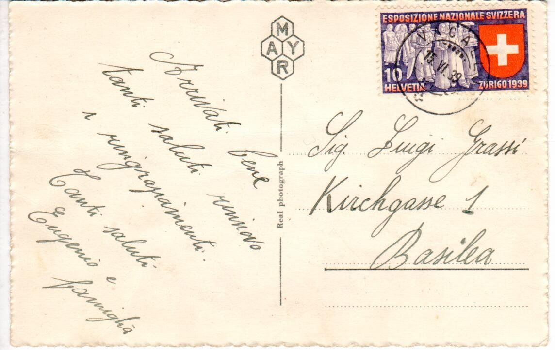 Cartes postales: Saluti da Vacallo  1939 – D'occasion à Wolhusen par Curver9 1