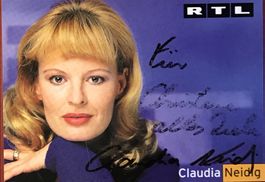 Claudia Neidig Autogramm signiert Foto 10x15cm