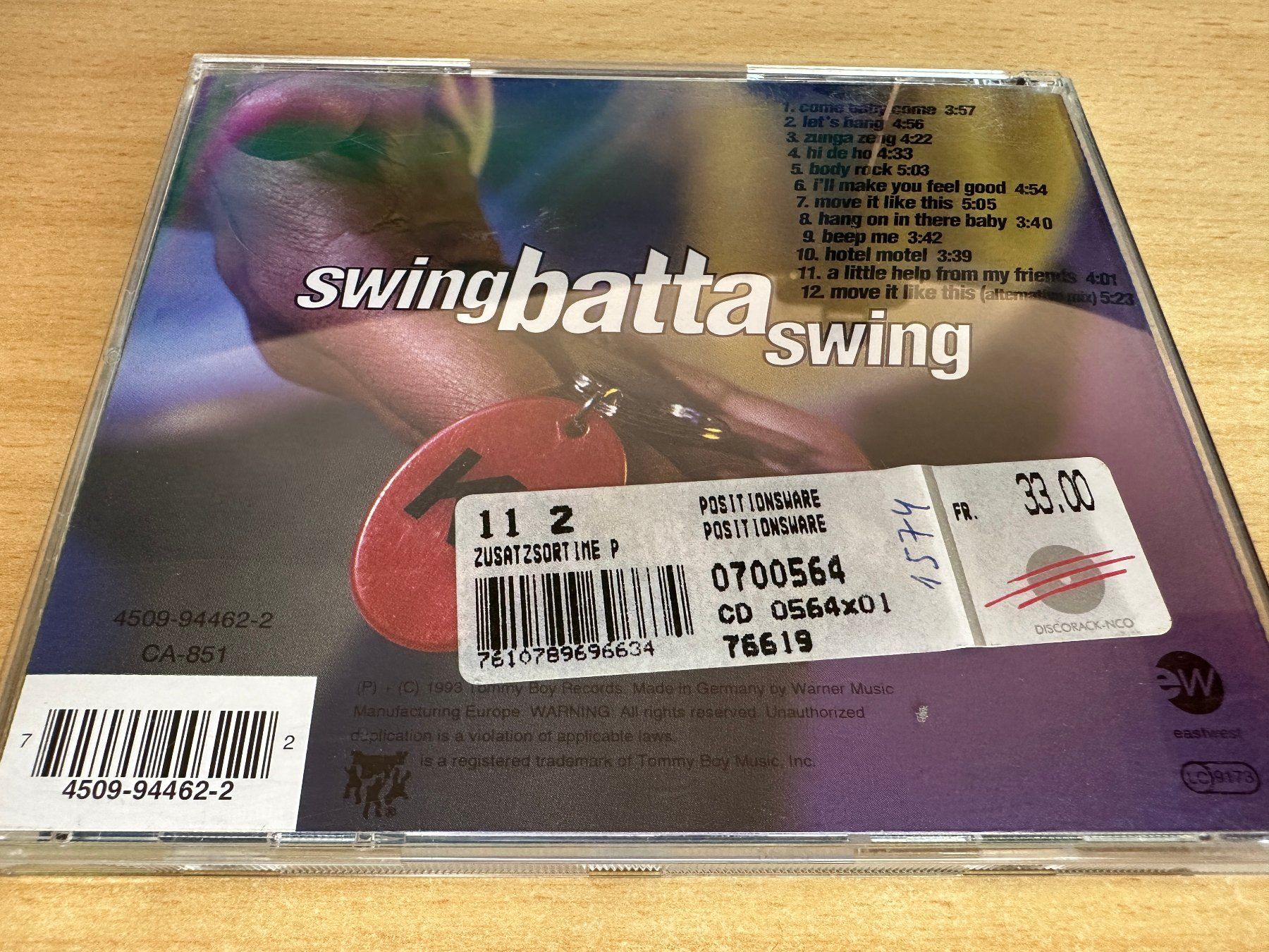 CD: K7 – Swing Batta Swing – Usato da Rikon im Tösstal venduto da Alpenmutz 1