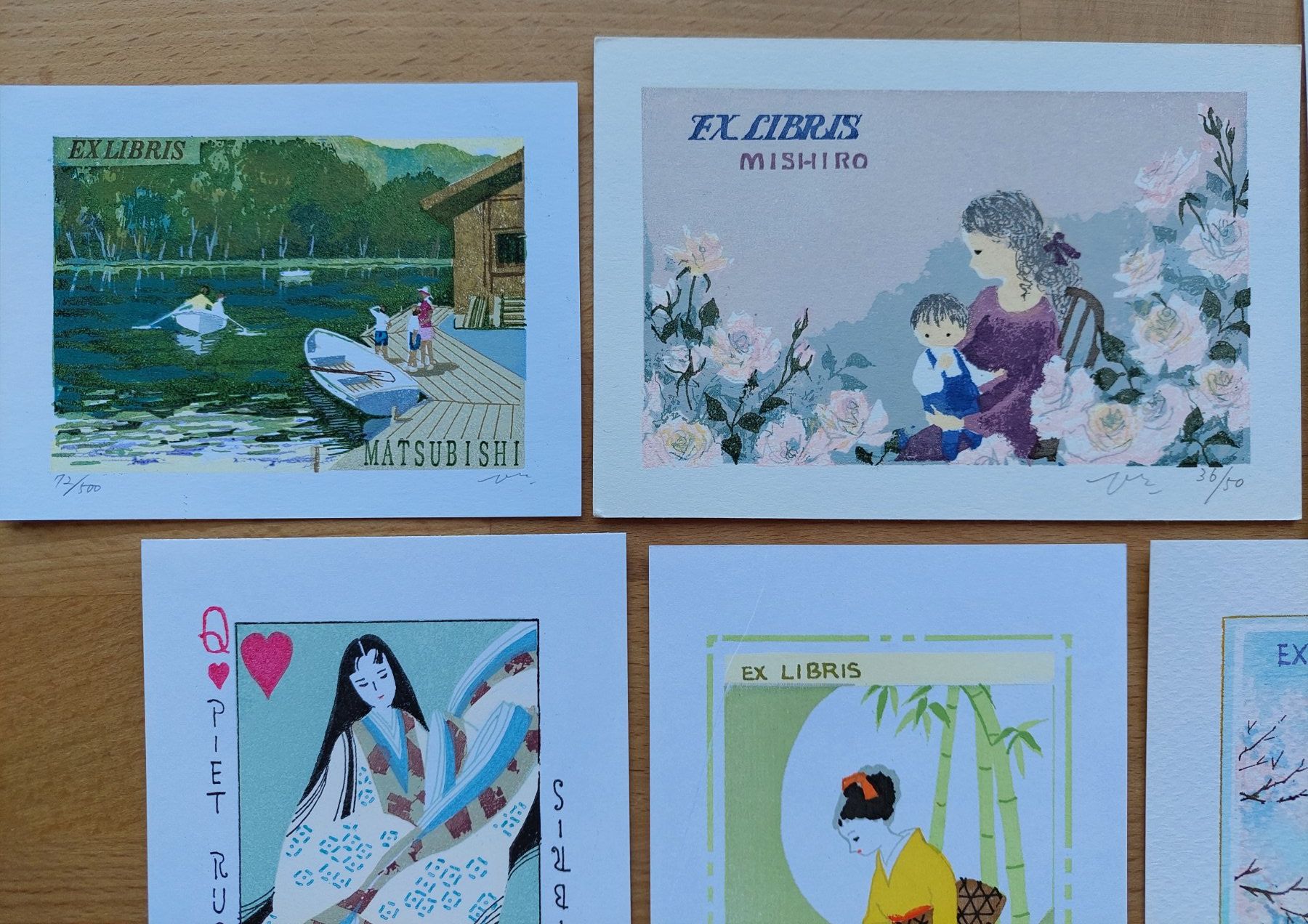 Grafiken & Lithographien: Sammlung Exlibris Hiroko Mishiro signiert – Gebraucht aus Obfelden von Exlibris-Art 1