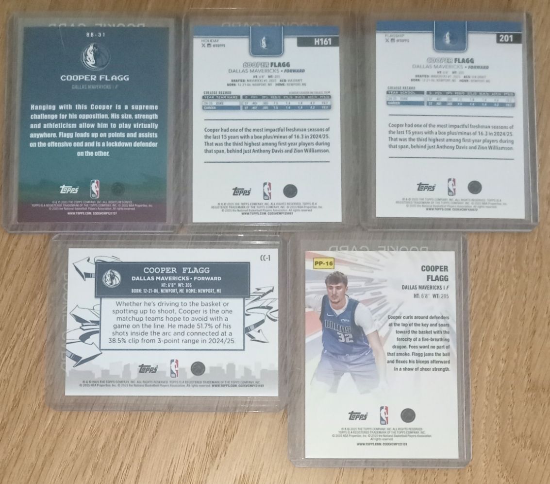 Karten: Cooper Flagg Rookie cards lot NBA  – Neu (gemäss Beschreibung) aus Vallorbe von ant_75wx 1