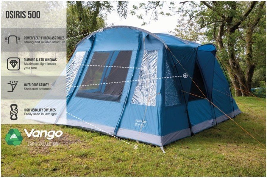 Vango Tende : 5 Personen Zelt Vango Osiris 500 – Nuovo (secondo la descrizione) da Oberägeri venduto da Runningiceman 4