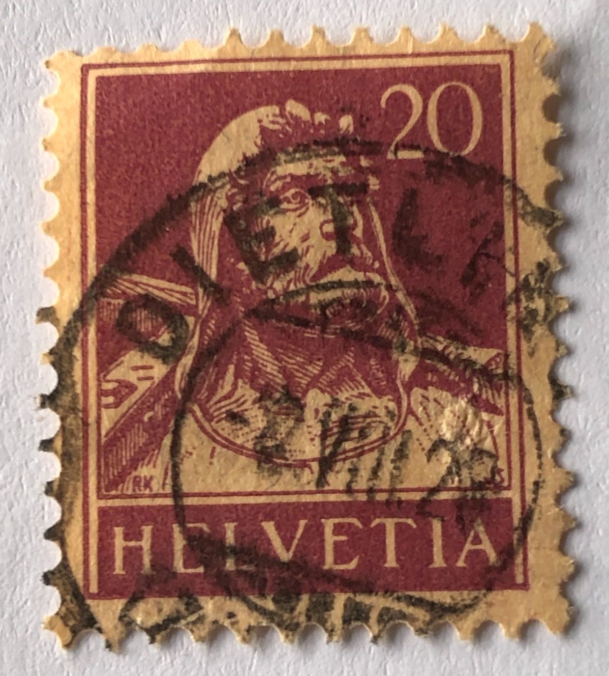 Alle Briefmarken: Nr.154 mit Vollstempel – Gebraucht aus Aarau von Billa007