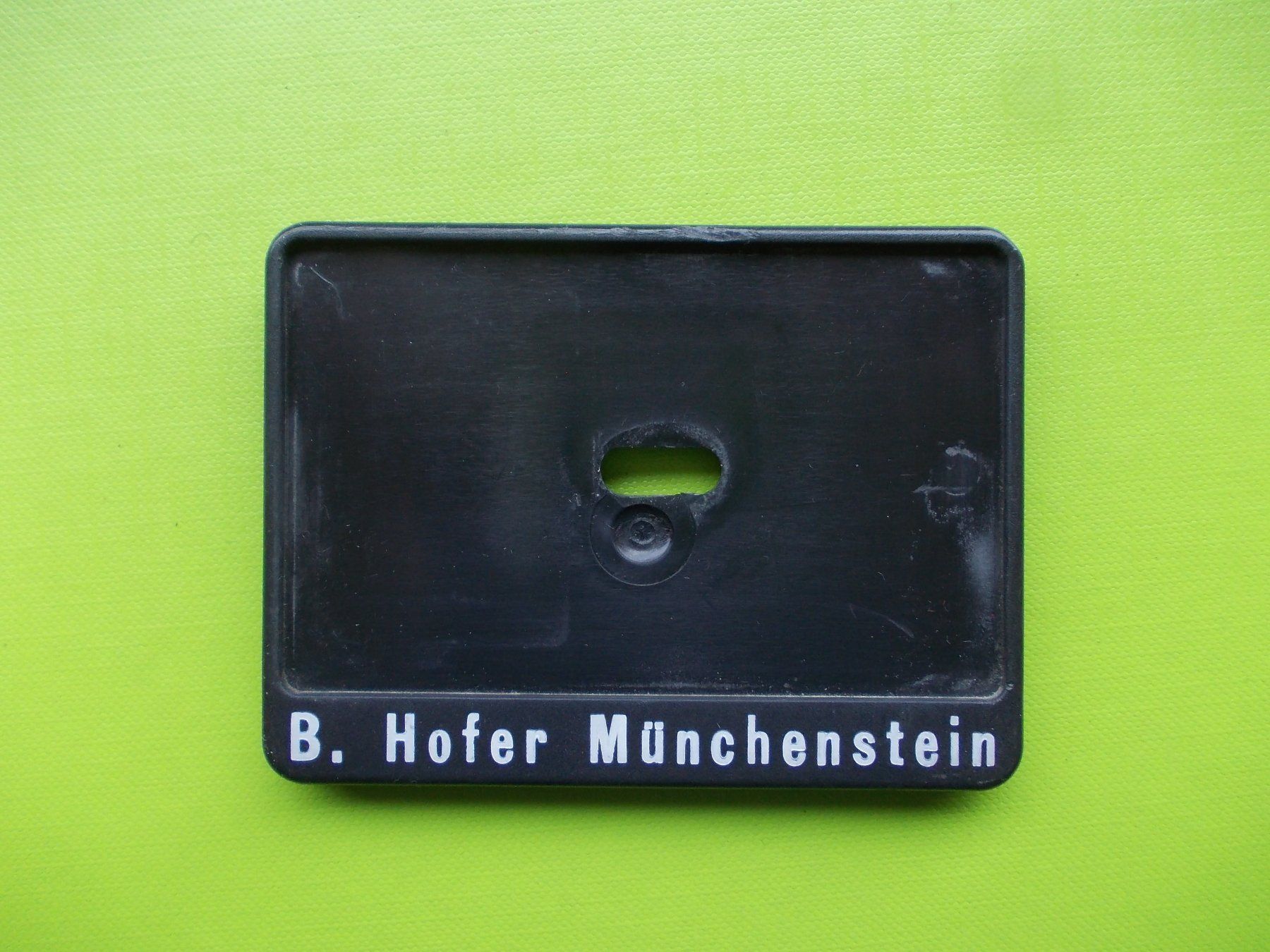 Pezzi di ricambio: Velonummernhalter Velohändler B. Hofer, Münchenstein – Usato da Gsteigwiler venduto da HORMIGA21