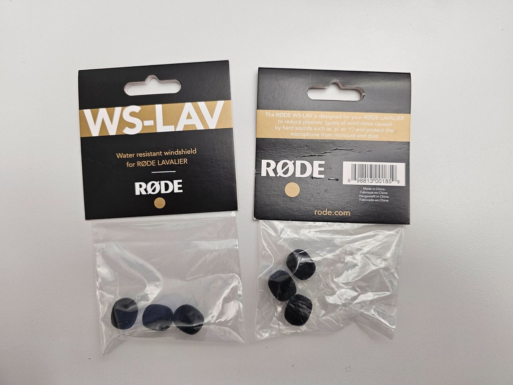 Røde Mikrofone: Rode WS-LAV Windschutz (2 Sets neu!) – Neu (gemäss Beschreibung) aus Cham von Smario6