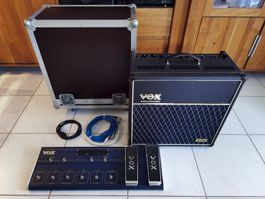 Vintage Amp: VOX AD 60 VTX + Pedalboard VC-12 + Flightcase