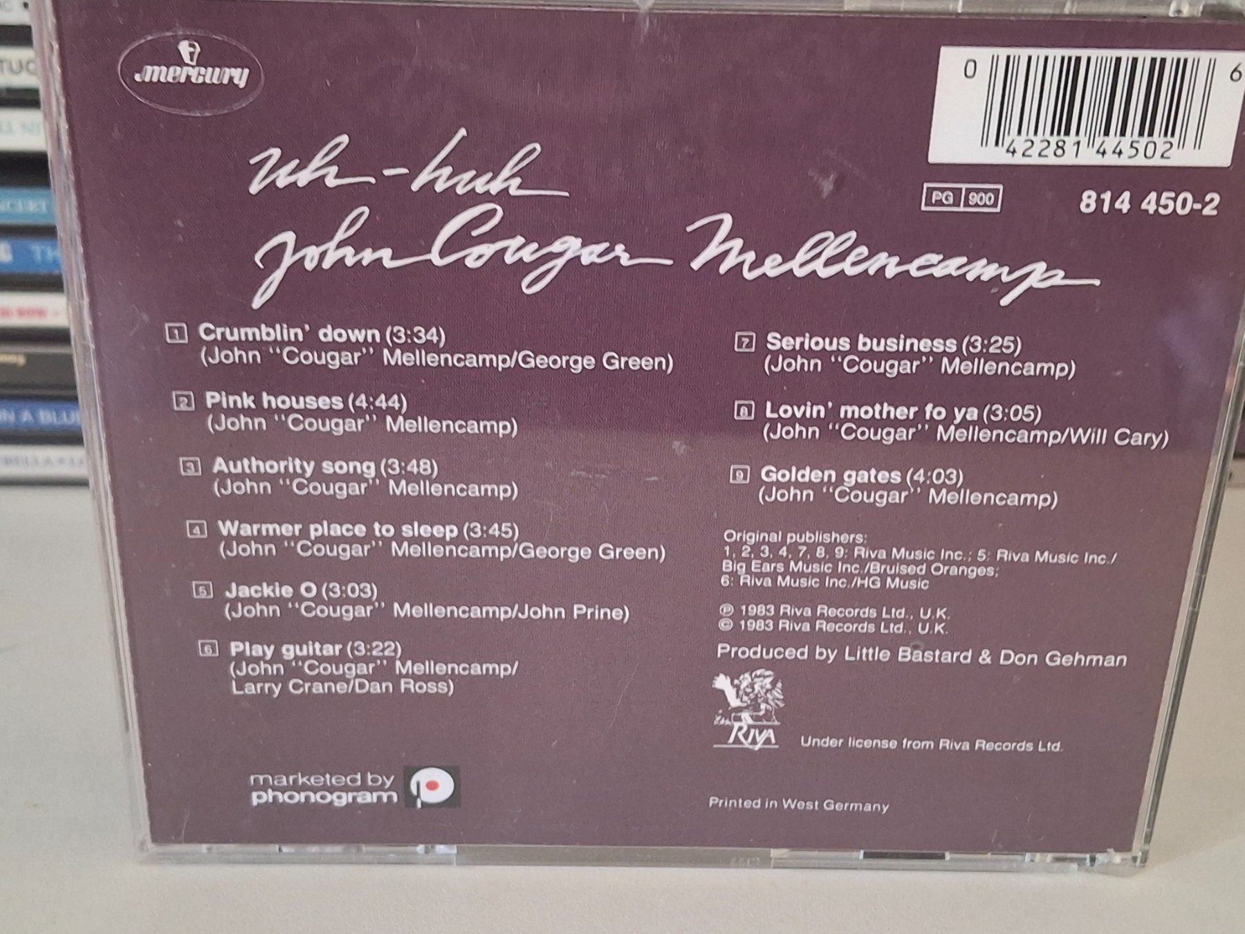 CDs: CD John Cougar Mellencamp - Uh-huh – Gebraucht aus Aarberg von Jackup1 1