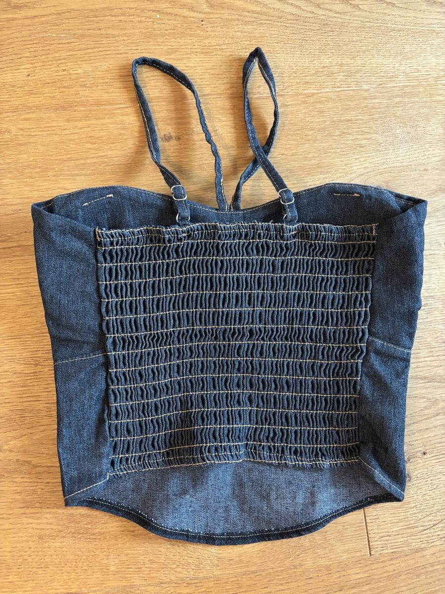 Top: Denim Crop Top – Usato da Männedorf venduto da giu_wm6d 2