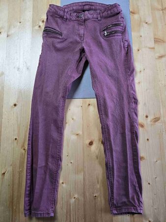 Stylische Damenjeans in Lila Gr. 38