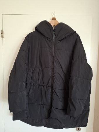 Veste hiver noire oversize