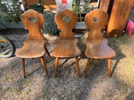 3er Set Antike Stühle (3)