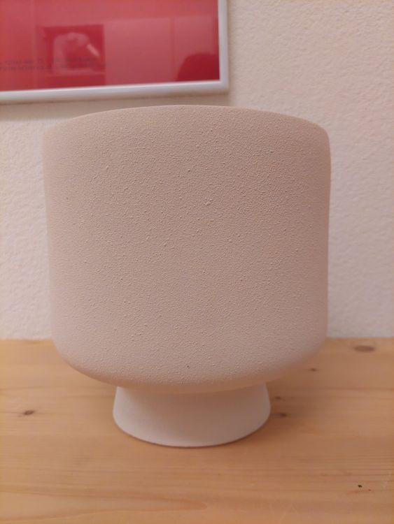 2er-Set Keramik-Blumentöpfe Für Sukkulenten – 10x10x6,3 Cm, Hellbraun, Handgefertigt