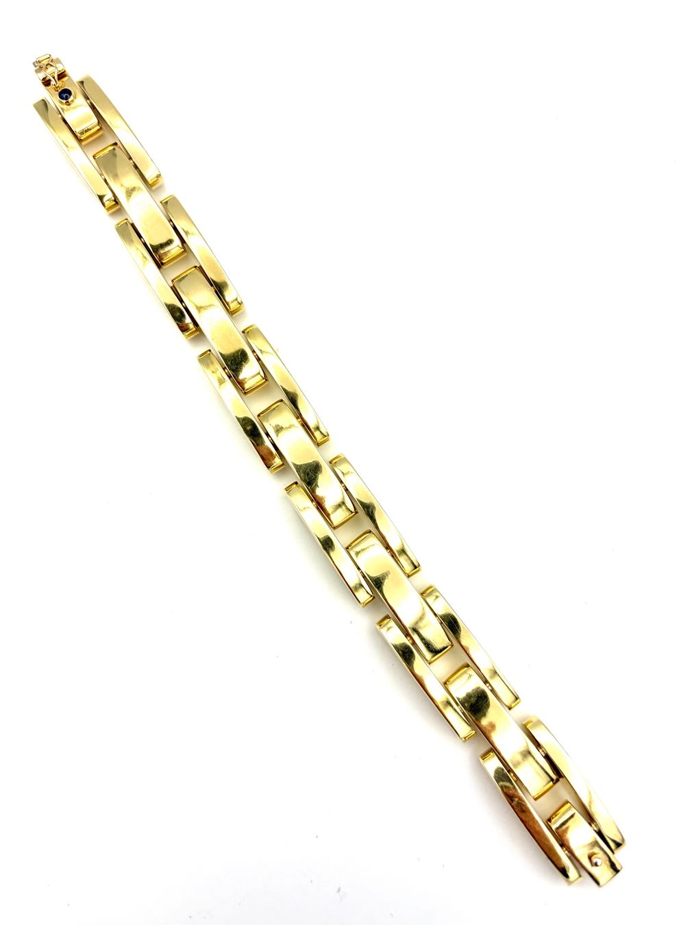 Bracciali & Braccialetti: Bracelet "TANK" or jaune 18K – Usato da Renens VD venduto da Diademe.sarl 2