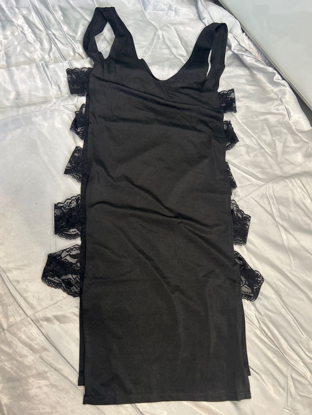 Altra biancheria intima: Dessous Negligé Schwarz Spitze Gr S NEU – Nuovo e nell'imballaggio originale da Regensdorf venduto da Spyke55